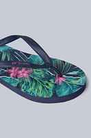 Oceana Womens Printed Flip Flops