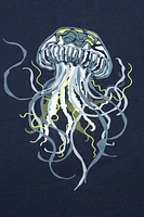 Glow The Dark Jellyfish Kids T-Shirt