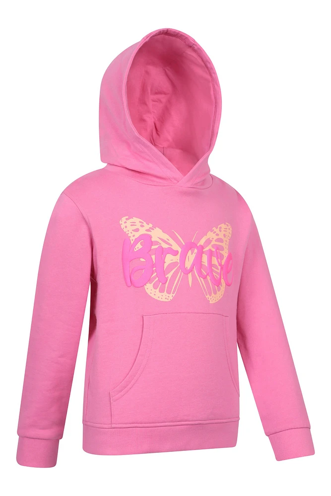 Brave Butterfly Kids Hoodie