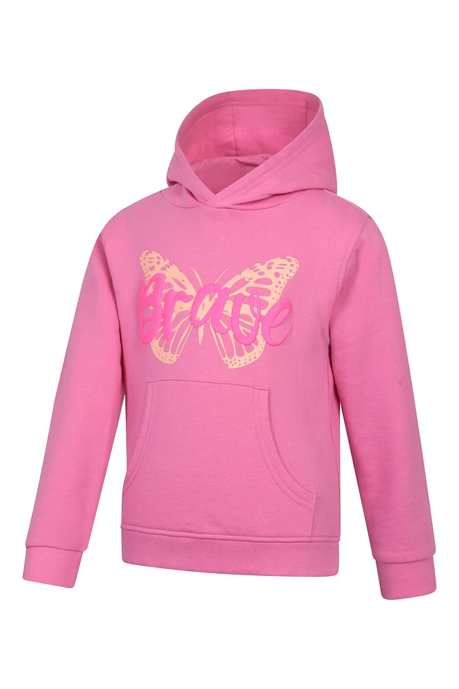 Brave Butterfly Kids Hoodie