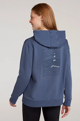 Printed Lighthouse Womens Hoodie