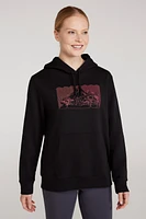 Printed Womens Ombre Mountain Hoodie