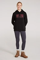 Printed Womens Ombre Mountain Hoodie