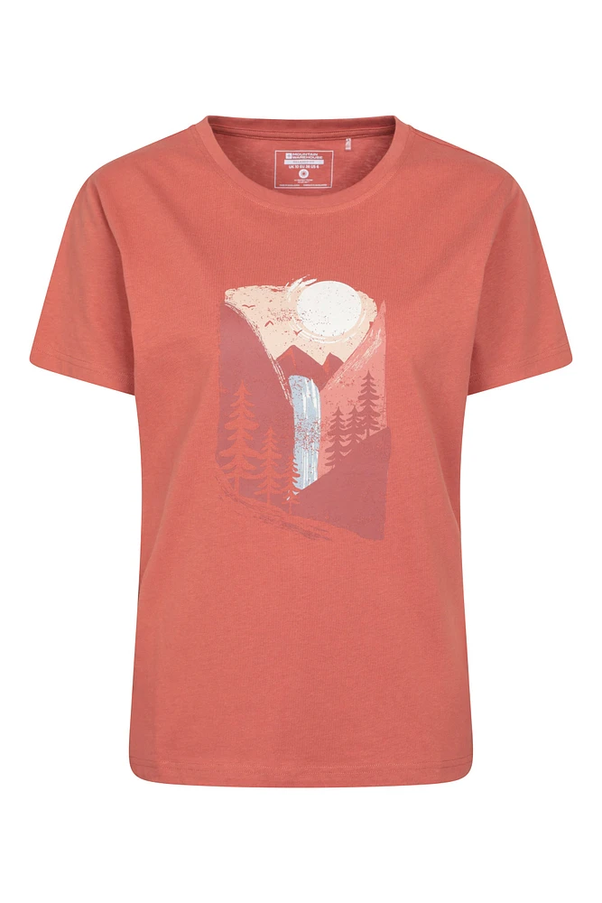 Waterfall Womens Relaxed Fit T-Shirt