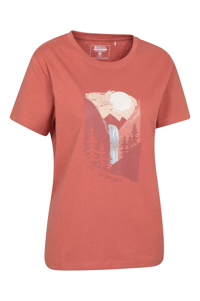 Waterfall Womens Relaxed Fit T-Shirt