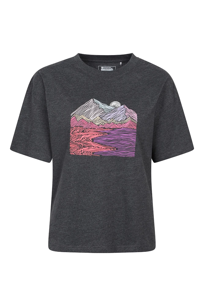 Landscape Womens Boxy Fit T-Shirt