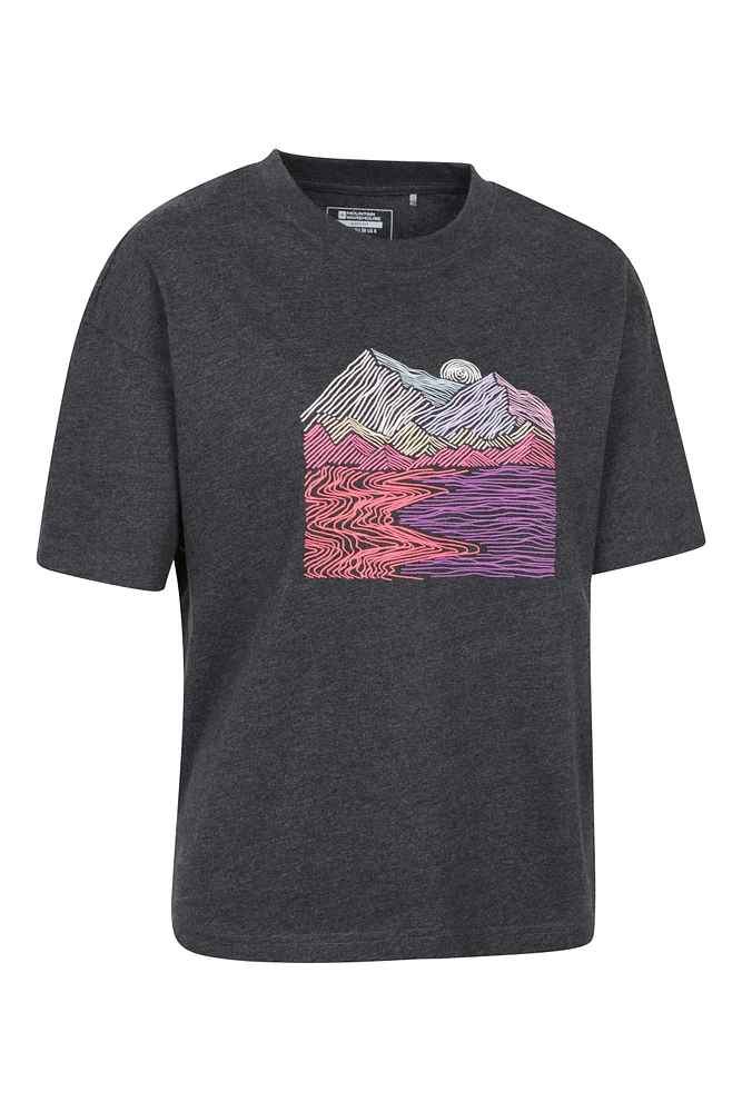 Landscape Womens Boxy Fit T-Shirt