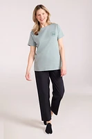 Printed Womens Mountain Relaxed Fit T-Shirt