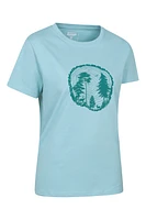 Tree Ring Womens Relaxed Fit T-Shirt