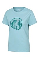 Tree Ring Womens Relaxed Fit T-Shirt
