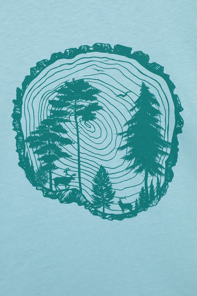 Tree Ring Womens Relaxed Fit T-Shirt