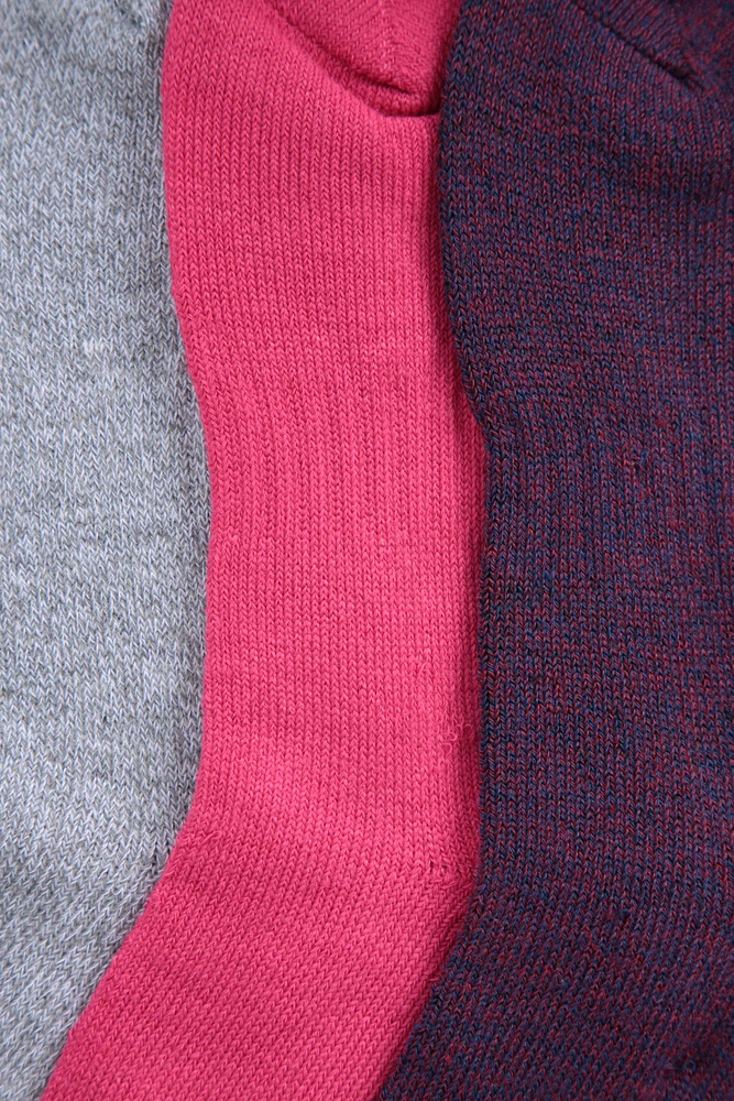 Quarter Length Womens Walking Sock 3-Pack