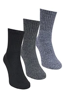 Quarter Length Mens Walking Sock 3-Pack