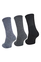 Quarter Length Mens Walking Sock 3-Pack