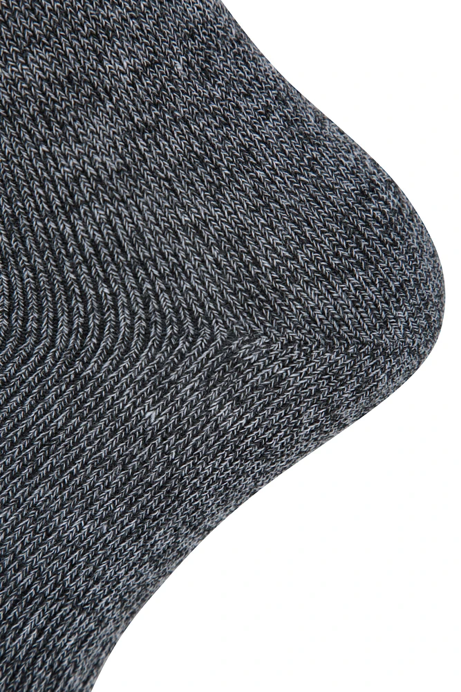 Quarter Length Mens Walking Sock 3-Pack