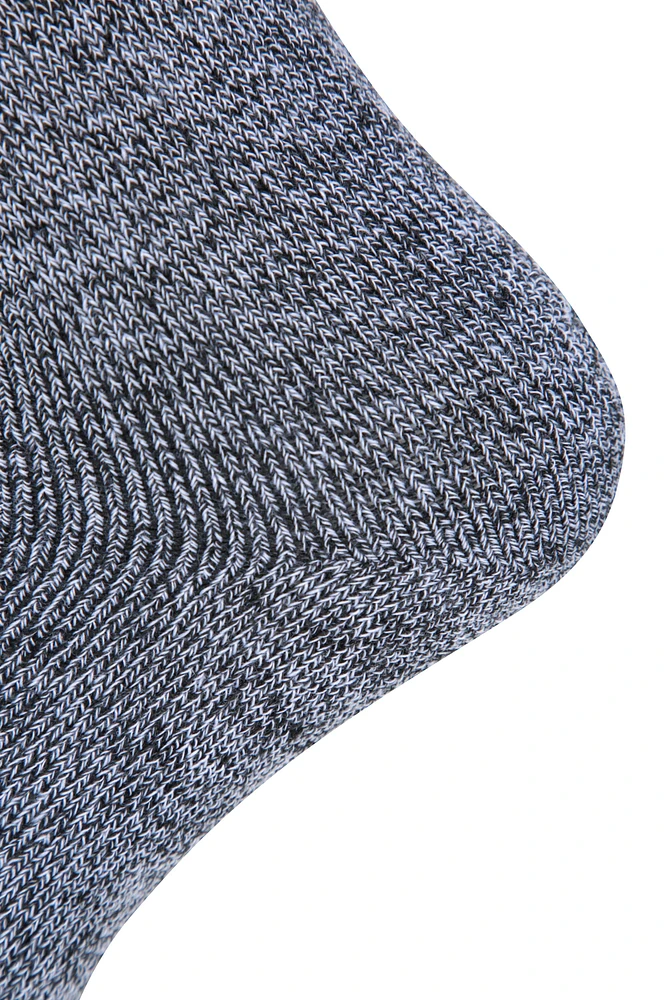 Quarter Length Mens Walking Sock 3-Pack