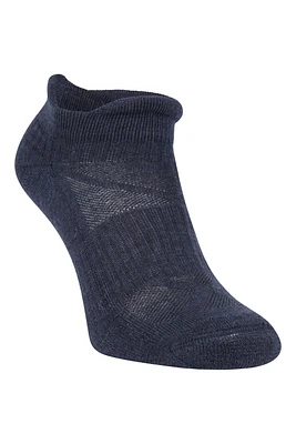 Seamless Mens Merino Anti-Blister Trainer Socks
