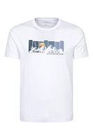 Gradient Mountain Men's Graphic T-Shirt