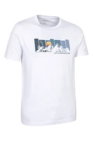 Gradient Mountain Men's Graphic T-Shirt