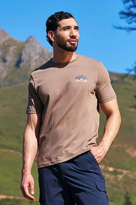 Mountain Peak Mens Graphic T-Shirt