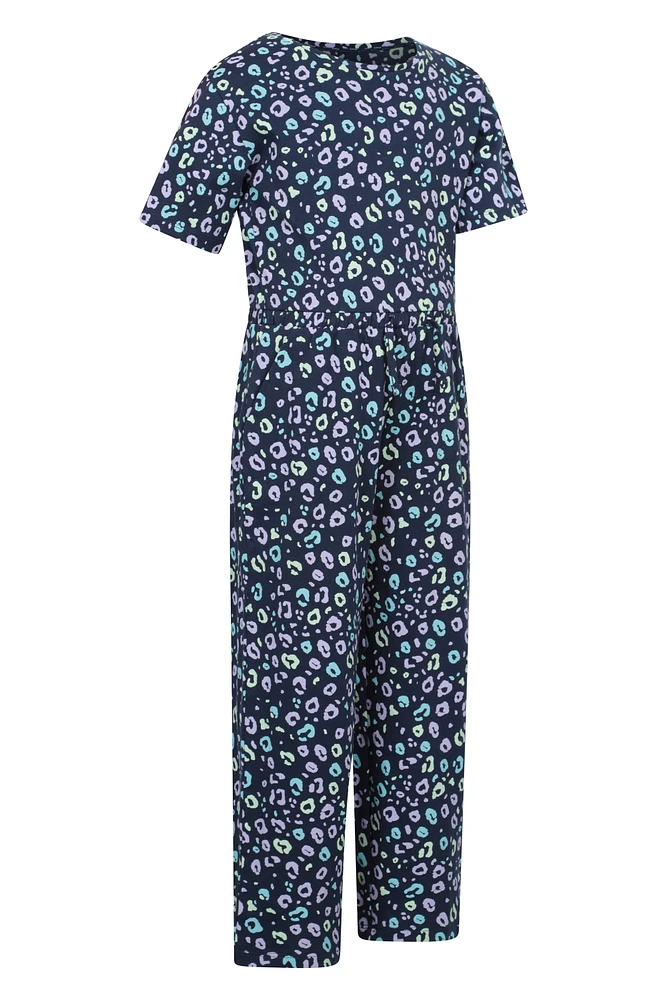 Poppy Kids Printed Jumpsuit