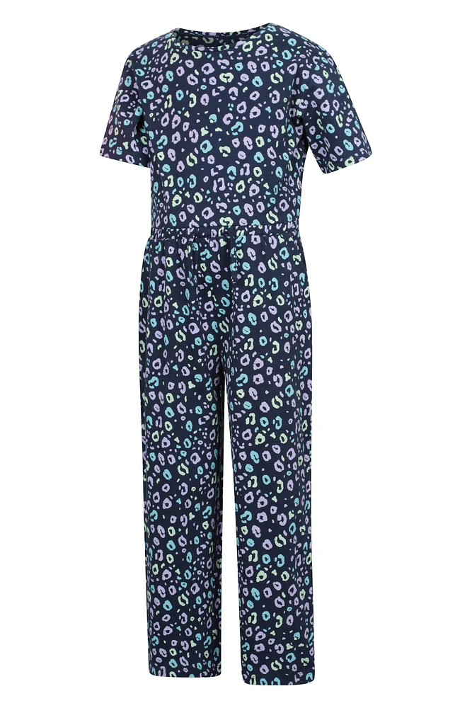Poppy Kids Printed Jumpsuit