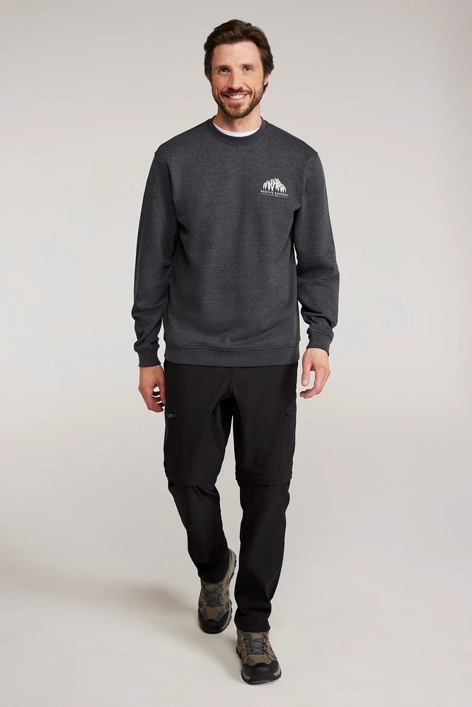 Adventure Mens Mountain Graphic Sweatshirt