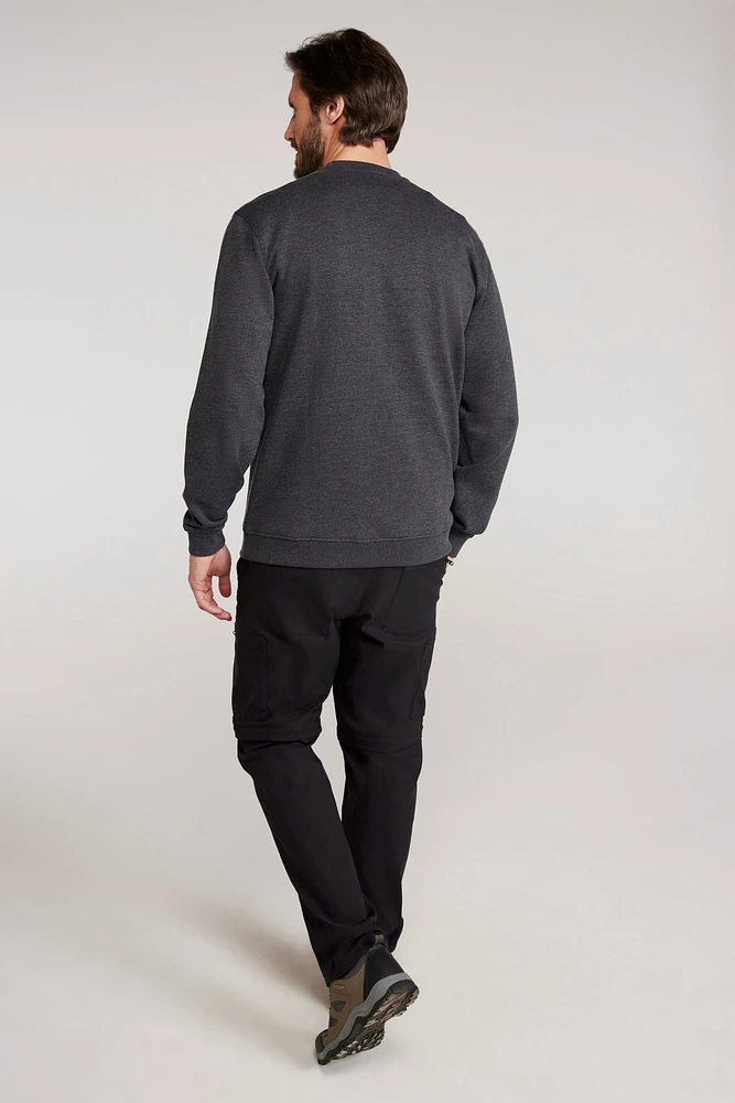 Adventure Mens Mountain Graphic Sweatshirt