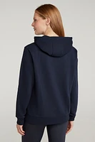 Printed Womens Floating Feather Hoodie