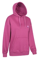 Printed Mountain Scene Womens Relaxed Fit Hoodie