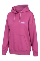Printed Mountain Scene Womens Relaxed Fit Hoodie