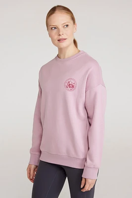 Printed Womens Relaxed Fit Sweatshirt