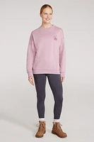 Printed Womens Relaxed Fit Sweatshirt