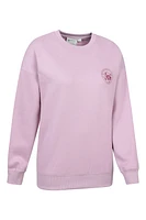 Printed Womens Relaxed Fit Sweatshirt