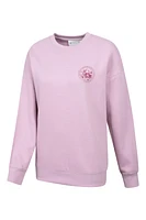 Printed Womens Relaxed Fit Sweatshirt