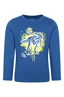 Graffiti Dino Kids Printed Tee