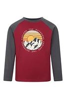 Explore Mountains Kids Printed Tee