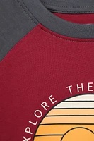 Explore Mountains Kids Printed Tee