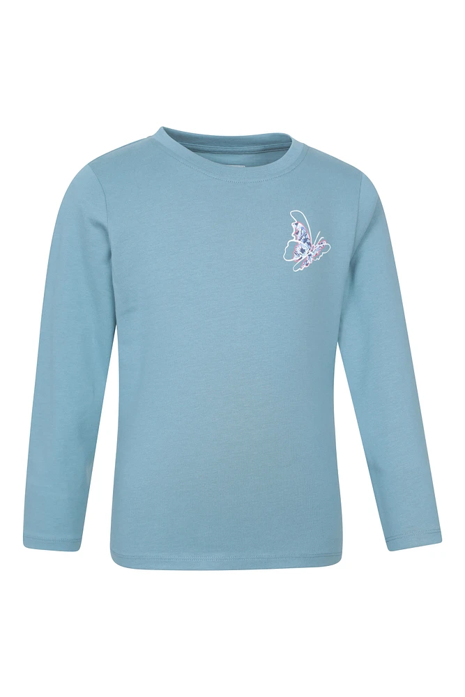 Butterfly Kids Long Sleeve Tee