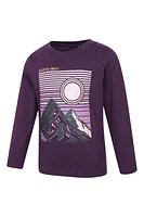 Gold Foil Mountain Kids Printed Tee