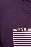 Gold Foil Mountain Kids Printed Tee