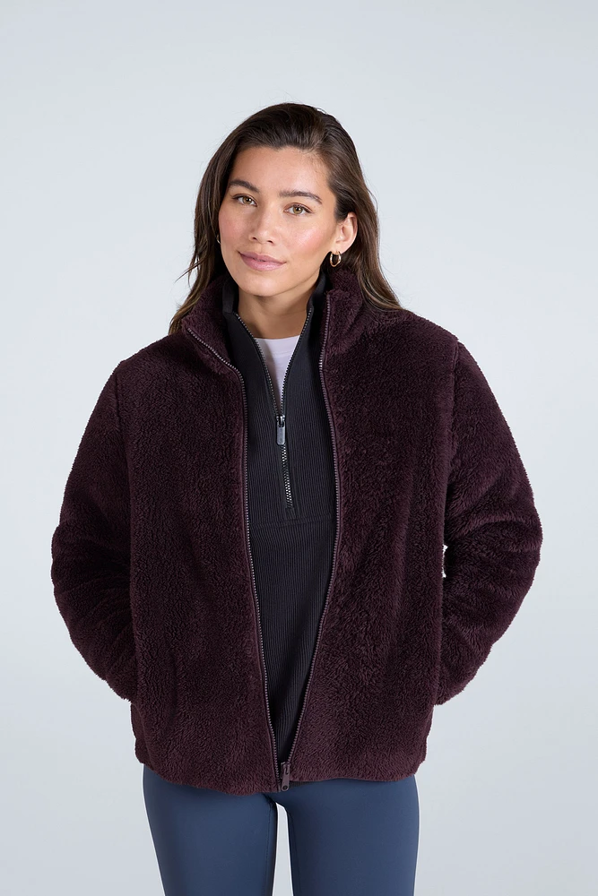 Teddy Womens Full Zip Fleece