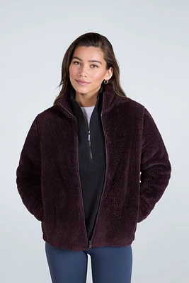 Teddy Womens Full Zip Fleece