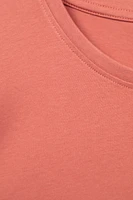 Printed Womens Mountain Bird Loose Fit T-Shirt