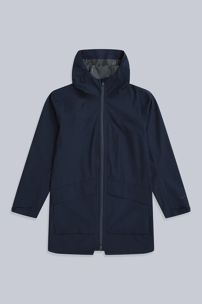 Elements Mens Longline Waterproof Jacket