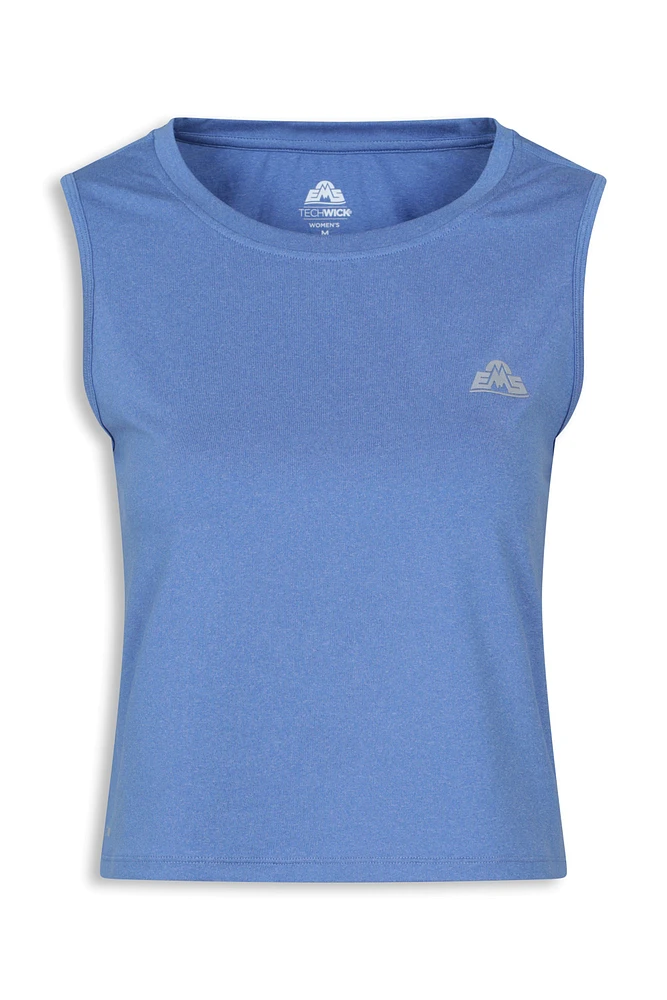 EMS Essence Peak Womens Boxy Crop Tank