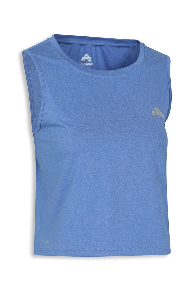 EMS Essence Peak Womens Boxy Crop Tank