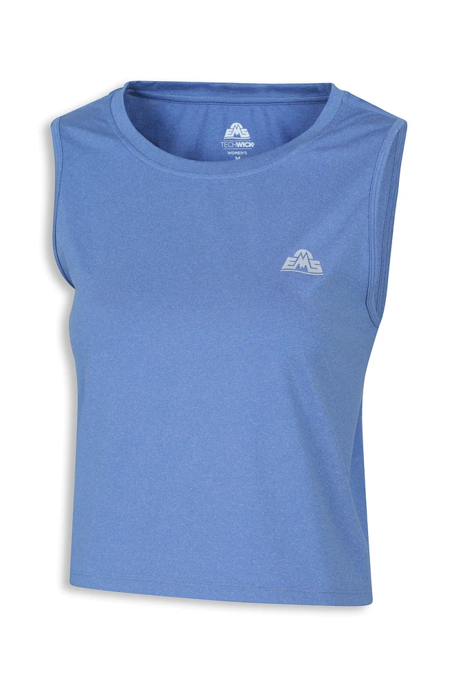 EMS Essence Peak Womens Boxy Crop Tank