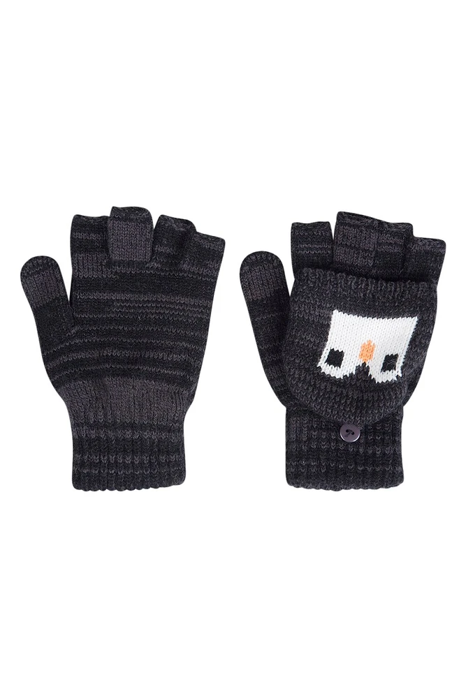 Penguin Knitted Kids Glove