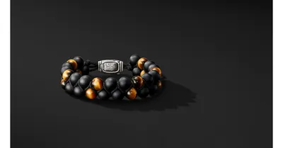 David Yurman Men's Spiritual Beads Two-Row Bracelet